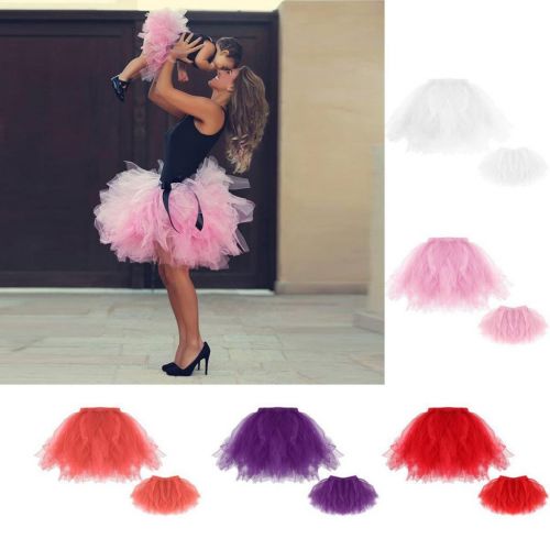  MonkeyJack Mother and Daughter Matching Princess Ballet Tutu Dress Mini Skirt Dress Set