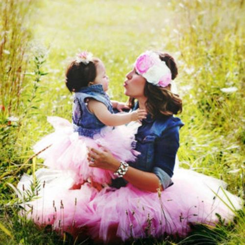  MonkeyJack Mother and Daughter Matching Princess Ballet Tutu Dress Mini Skirt Dress Set