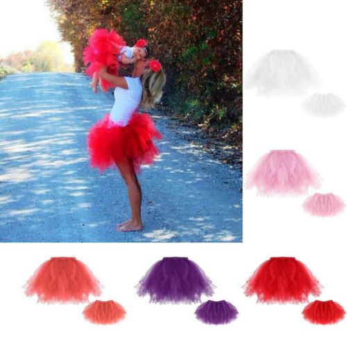  MonkeyJack Mother and Daughter Matching Princess Ballet Tutu Dress Mini Skirt Dress Set