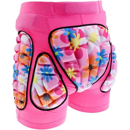  MonkeyJack Kids Children Hip Pad Protector Guard Ski Roller Skating Snow Board Cycling Padded Shorts