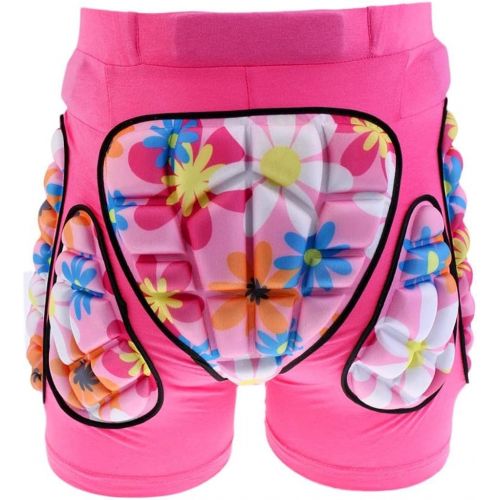  MonkeyJack Kids Children Hip Pad Protector Guard Ski Roller Skating Snow Board Cycling Padded Shorts