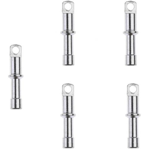  MonkeyJack 5 Pieces/Set Aluminium Alloy Rod Tent Pole Replacement Accessories Spare End Plugs for 9.5mm / 11mm Tent Pole - Silver, for 11mm