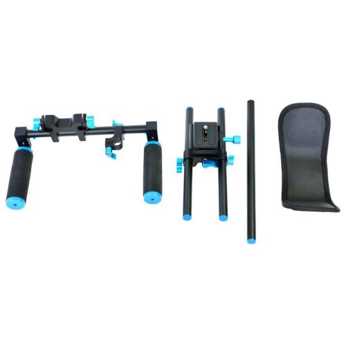  MonkeyJack DSLR Shoulder Mount Rig Movie Video Making Rig Set System Kits for Camera