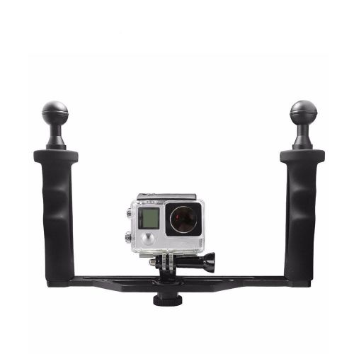  MonkeyJack Portable AluminumVideo Camera Handheld Stabilizer for Underwater Photography