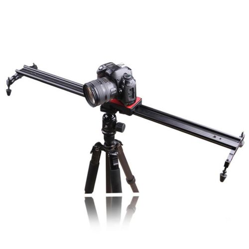  MonkeyJack 80cm31 Aluminum Dslr Camera Slider Rail Track Dolly Video Stabilization with 14 & 38 screw holes