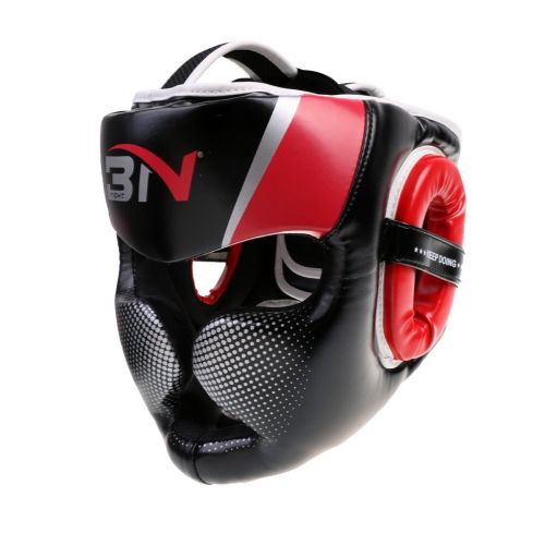  MonkeyJack MMA Boxing Headgear Head Guard Helmet and Chest Guards Set Pretection Gear