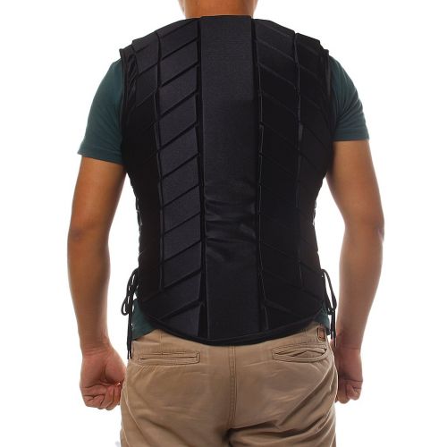  MonkeyJack Equestrian Protective Gear Adult Horse Riding Jackets Safety Vest Body Protector Equipment - Black, XS