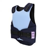 MonkeyJack Kids Horse Riding Vest Safety Eventing Equestrian Body Protector Blue/Pink, 3 Sizes