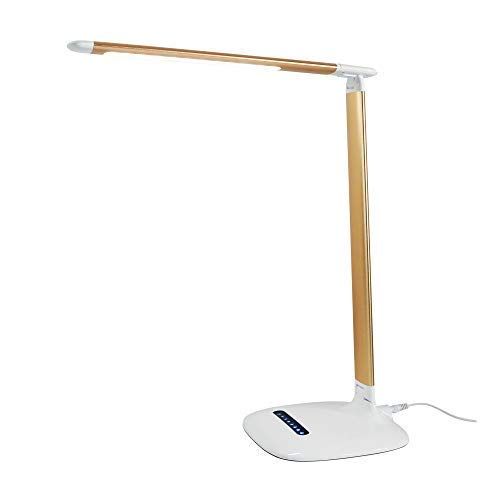  MonkeySun Large LED Desk Lamp for Study Office Reading Book Working,Table Lights 3 Lighting Modes 6 Dimming Levels Eye Care with Flexible Adjustable Swing Arm Smart Touch Control,1