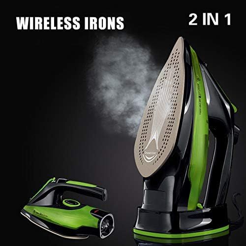  Monkys Steam Iron 2400W Rechargeable Battery Iron, Anti-Drip Non-Stick Iron, Portable Charging Iron