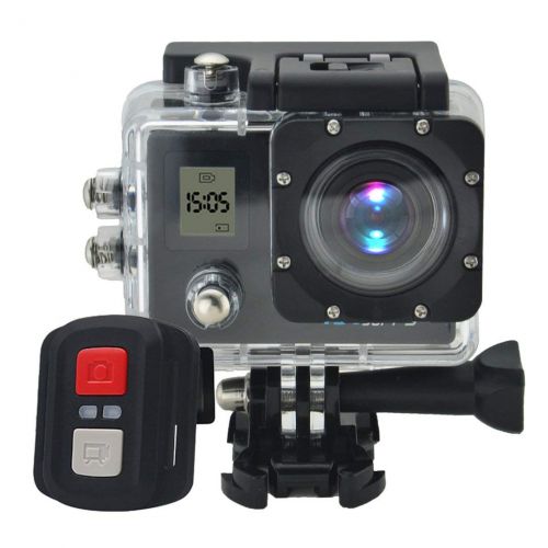  Monllack Ultra HD 4K WiFi Camera Camcorder Dual Screen 2 LCD Underwater 30m Waterproof Sport Action Camera with Remote Control
