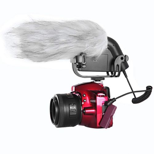  Monllack BOYA BY-VM190P 3.5mm Standard Interface Shockproof Windproof Microphone Stereo Video Camcorder DSLR Camera DV Audio Recorder