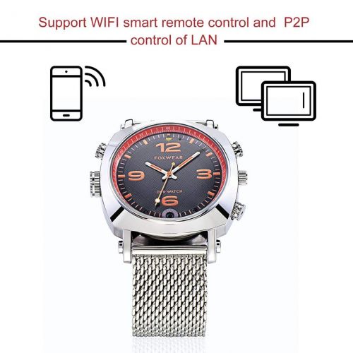  Monllack FOXWEAR-F25 WiFi Camera Watch 81632GB Smart Phone Support for Android Phone for iPhone Smartwatch TF Card Remote Control