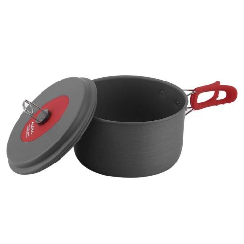  Monllack Non-Stick Aluminum Camping Cookware ALOCS Ultralight Outdoor Cooking Picnic Kettle Dishcloth for 2-3 People