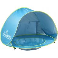 Monobeach Baby Beach Tent Pop Up Portable Shade Pool UV Protection Sun Shelter for Infant