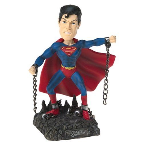  Monogram International Super Heroes Mini Bobble Head 3-Pack: Superman, Batman, Wonder Woman