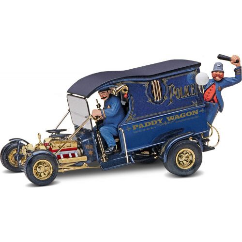  Monogram International Monogram Paddy Wagon Plastic Model Kit with Figures