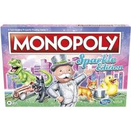 Hasbro Gaming Monopoly Sparkle Edition Board Game, Family Games, with Glittery Tokens, Pearlescent Dice, Sparkly Look, (Amazon Exclusive)