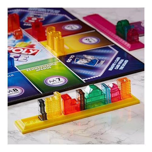 모노폴리 Hasbro Gaming Monopoly Chance Board Game for Adults and Kids | Fast-Paced Family Party Game | Ages 8+ | 2-4 Players | 20 Mins. Average