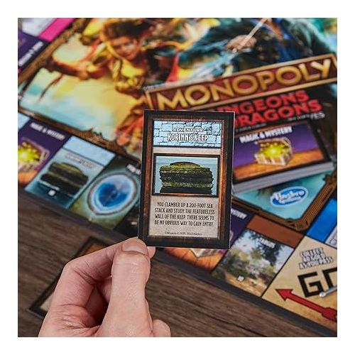 모노폴리 Hasbro Gaming Monopoly Dungeons & Dragons: Honor Among Thieves Game, Inspired by The D&D Movie, Monopoly D&D Board Game for 2-5 Players, Ages 8 and Up