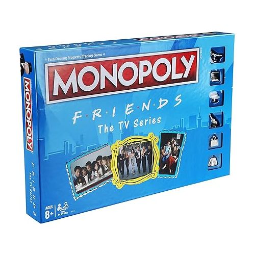 모노폴리 Monopoly Hasbro Gaming Friends The TV Series Edition Board Game for Ages 8 and Up (Amazon Exclusive)