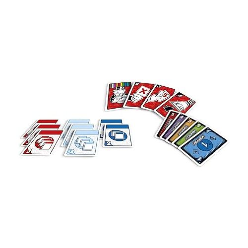 모노폴리 Monopoly Hasbro Gaming Bid Game,Quick-Playing Card Game for 4 Players,Game for Families and Kids Ages 7 and Up