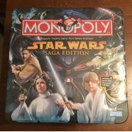 Star Wars Saga Edition Monopoly Game - LIMITED EDITION TIN - sealed in 2005!