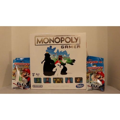 모노폴리 Monopoly Nintendo Gamer Edition with 5 Extra Tokens - NEW Sealed (Super Mario)