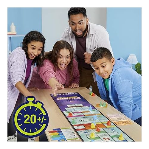 모노폴리 Monopoly Knockout Family Party Game for Kids, Teens, and Adults | Ages 8 and Up | 2-8 Players | 20 Mins. Average | Quick-Playing Board Games