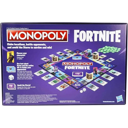 모노폴리 Monopoly: Fortnite Edition Board Game Inspired by Fortnite Video Game Ages 13 & Up