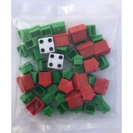 Monopoly Hotel and House Refill Replacement Pack with Dice