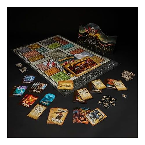 모노폴리 Hasbro Gaming Avalon Hill HeroQuest Game System, Fantasy Miniature Dungeon Crawler Tabletop Adventure Game, Ages 14 and Up 2-5 Players