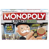 Monopoly Crooked Cash Board Game for Families and Kids Ages 8 and Up, Includes Mr Decoder to Find Fakes, Game for 2-6 Players