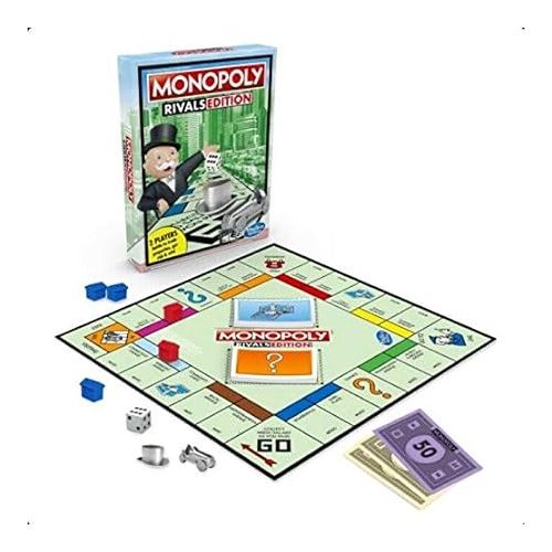 모노폴리 Monopoly Rivals Edition 2 Player Game Hasbro Gaming New Factory Sealed,8 YEARS+