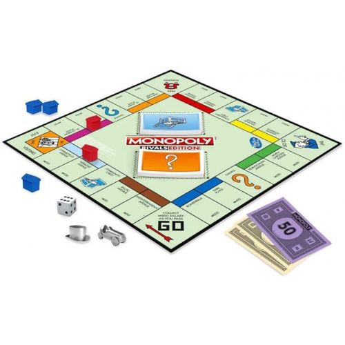 모노폴리 Monopoly Rivals Edition 2 Player Game Hasbro Gaming New Factory Sealed,8 YEARS+