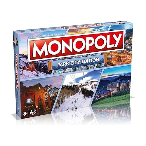 모노폴리 MONOPOLY Board Game - Park City Edition: 2-6 Players Family Board Games for Kids and Adults, Board Games for Kids 8 and up, for Kids and Adults, Ideal for Game Night