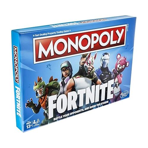 모노폴리 Monopoly: Fortnite Edition Board Game Inspired by Fortnite Video Game Ages 13 and Up