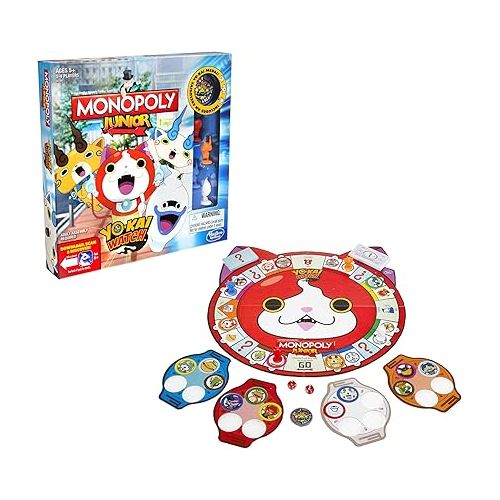 모노폴리 Hasbro Gaming B6494 Monopoly Junior: Yo-kai Watch Edition
