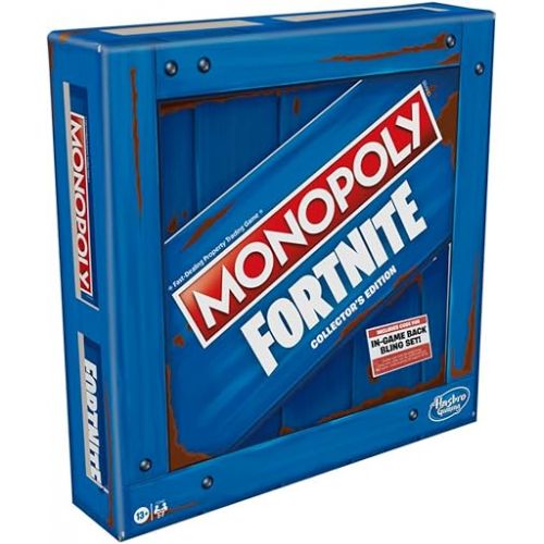 모노폴리 Monopoly: Fortnite Collector's Edition Board Game Inspired by Fortnite Video Game for Teens and Adults, Ages 13 and Up