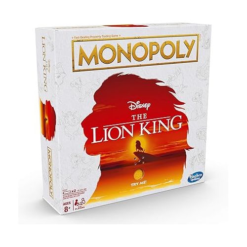 모노폴리 Monopoly Game Disney The Lion King Edition Family Board Game