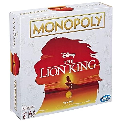 모노폴리 Monopoly Game Disney The Lion King Edition Family Board Game