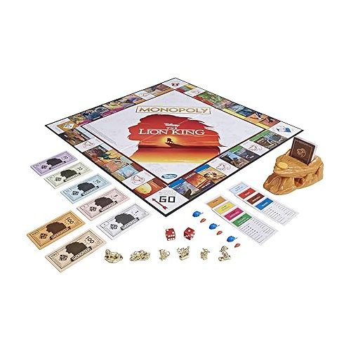 모노폴리 Monopoly Game Disney The Lion King Edition Family Board Game