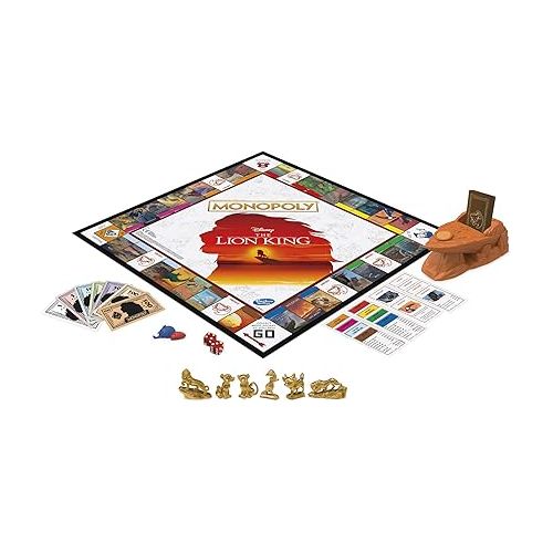 모노폴리 Monopoly Game Disney The Lion King Edition Family Board Game