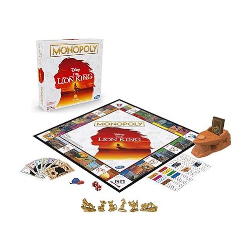모노폴리 Monopoly Game Disney The Lion King Edition Family Board Game