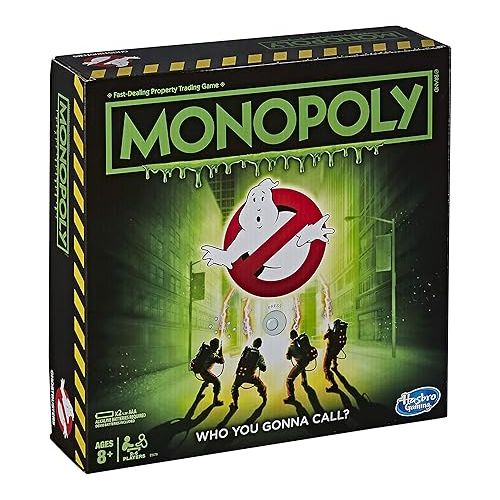 모노폴리 Monopoly Game: Ghostbusters Edition; Monopoly Board Game for Kids Ages 8 and Up