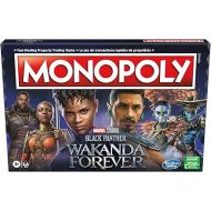 Monopoly: Marvel Studios' Black Panther: Wakanda Forever Edition Board Game for Families and Kids Ages 8+, Game for 2-6 Players