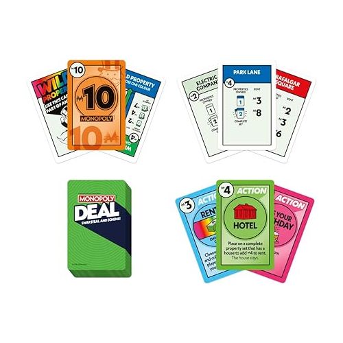 모노폴리 Monopoly Deal Card Game, for 8 years to 99 years