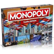 MONOPOLY Board Game - Tampa Edition: 2-6 Players Family Board Games for Kids and Adults, Board Games for Kids 8 and up, for Kids and Adults, Ideal for Game Night