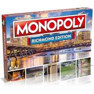 MONOPOLY Board Game - Richmond Edition: 2-6 Players Family Board Games for Kids and Adults, Board Games for Kids 8 and up, for Kids and Adults, Ideal for Game Night