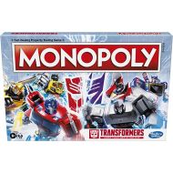 Monopoly: Transformers Edition Board Game for 2-6 Players Kids Ages 8 and Up, Includes Autobot and Decepticon Tokens